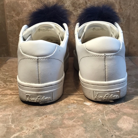 Sam Edelman Leya Faux Fur Laceless Sneaker - Picture 7 of 8